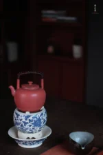 Hawthorn Red Small Wujing Handle Teapot - Image 3