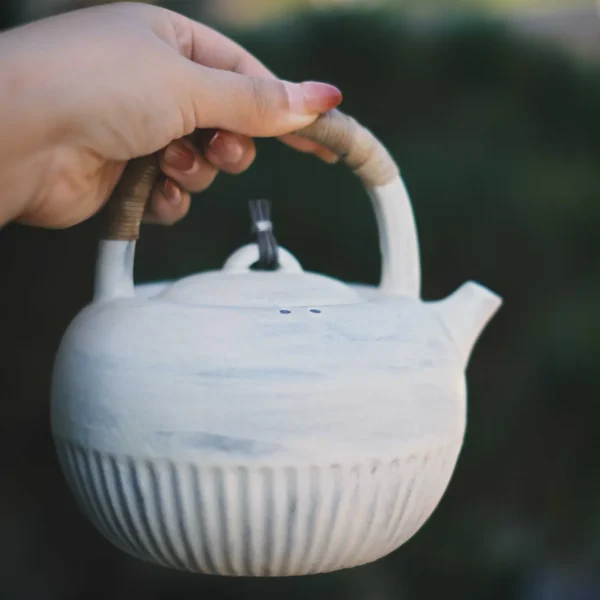 Kohiki Chrysanthemum Teapot