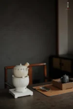 Kohiki Engraved Poetry Side-handle Teapot - Image 3