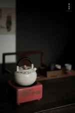 Kohiki Engraved Poetry Yurong Teapot - Image 6