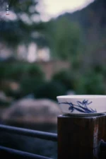 Orchid Poetry Straight Mouth Hand-made Teapot Stand - Image 7