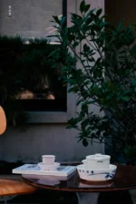 Orchid Poetry Straight Mouth Hand-made Teapot Stand - Image 8