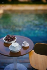 Orchid Poetry Straight Mouth Hand-made Teapot Stand - Image 9