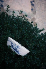 Orchid Poetry Straight Mouth Hand-made Teapot Stand - Image 10