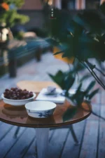 Orchid Poetry Straight Mouth Hand-made Teapot Stand - Image 11