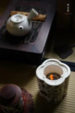 Phoenix Pattern Begonia Charcoal Stove - Image 3