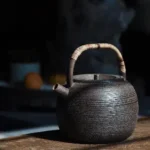 Raw Ore Aged Rock Clay Singing Spring Teapot