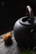 Raw Ore Aged Rock Clay Singing Spring Teapot - Image 5