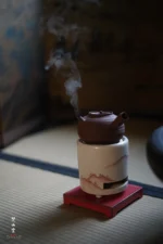 Red Landscape Square Mouth I-Stove - Image 2