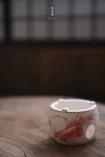 Red Orchid Round Belly Alcohol Stove - Image 7