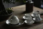 Seven Bowls Tea Poem Cup (Set of 4 Cups) - Image 6