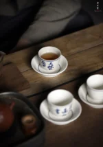 Seven Bowls Tea Poem Cup (Set of 4 Cups) - Image 9