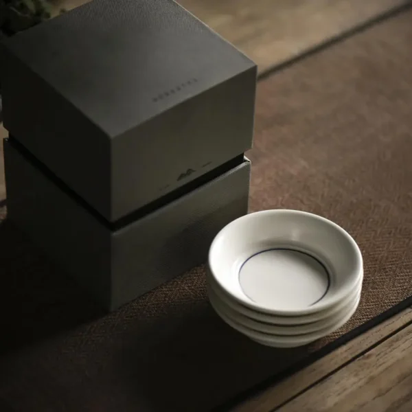 Single Line Cup Saucer (Set of 4 Saucers)