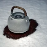 Soda Glaze Aged Rock Clay Singing Spring Teapot