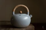Soda Glaze Aged Rock Clay Yurong Teapot