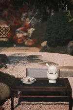 Soda Glaze Bamboo Leaf Lid Side-handle Teapot - Image 6