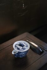 Soda Glaze Blue and White Dragon Infuser - Image 2