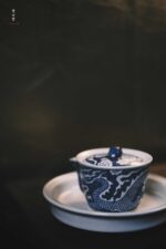 Soda Glaze Blue and White Dragon Infuser - Image 12