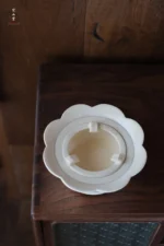 Soda Glaze Blue and White Poetry Flower Mouth Alcohol Stove - Image 10