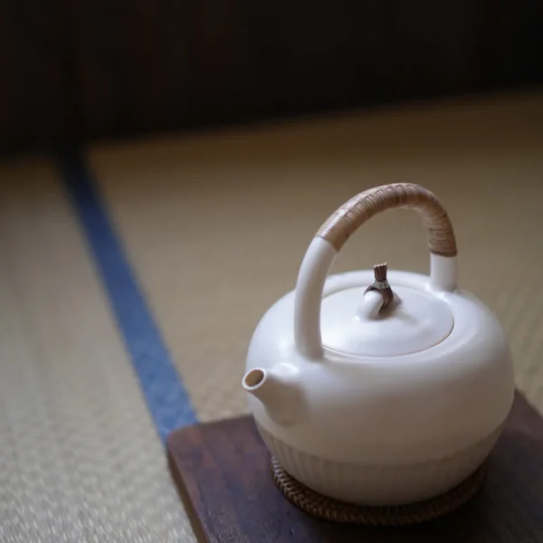 Soda Glaze Chrysanthemum Petal Teapot