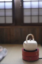 Soda Glaze Chrysanthemum Petal Teapot - Image 3