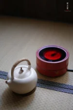 Soda Glaze Chrysanthemum Petal Teapot - Image 4