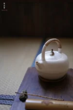 Soda Glaze Chrysanthemum Petal Teapot - Image 5