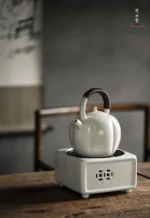 Soda Glaze Double Fortune Electric Ceramic Stove - Image 2