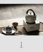 Soda Glaze Double Fortune Electric Ceramic Stove - Image 8