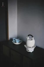 Soda Glaze First Snow Teapot - Image 3