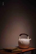 Soda Glaze First Snow Teapot - Image 4