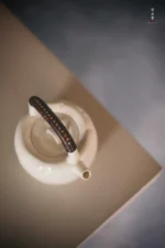 Soda Glaze First Snow Teapot - Image 8