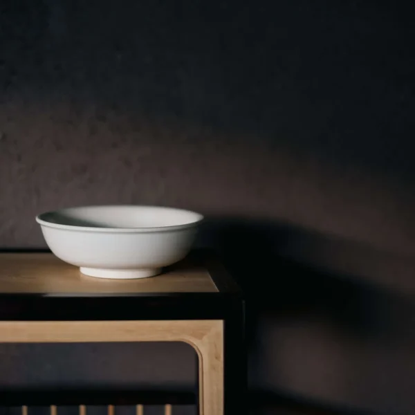 Soda Glaze Hand-made Bowl-shaped Teapot Stand