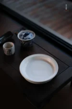 Soda Glaze Hand-made Flat Teapot Stand - Image 2