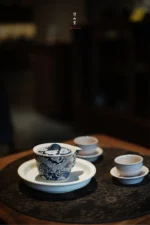 Soda Glaze Hand-made Flat Teapot Stand - Image 4