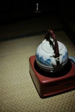 Soda Glaze Landscape Waist-line Teapot - Image 5