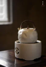 Soda Glaze Listening Cloud Teapot - Image 7