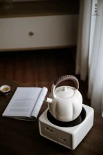 Soda Glaze Melon Ribbed Teapot （ Small ）