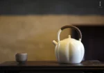 Soda Glaze Melon Ribbed Teapot （ Small ） - Image 2