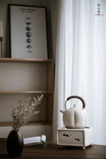 Soda Glaze Melon Ribbed Teapot （ Small ） - Image 4