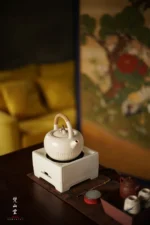 Soda Glaze Ming Style Square Electric Ceramic Stove - Image 5