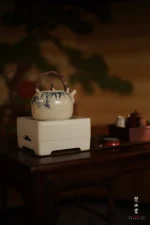 Soda Glaze Ming Style Square Electric Ceramic Stove - Image 8