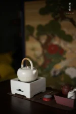 Soda Glaze Ming Style Square Electric Ceramic Stove - Image 10