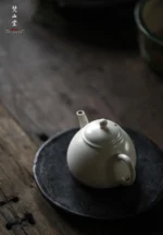 Soda Glaze Pear-shaped Small Teapot - Image 5