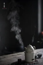 Soda Glaze Pear-shaped Small Teapot - Image 6