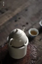 Soda Glaze Pear-shaped Small Teapot - Image 8