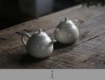 Soda Glaze Pear-shaped Small Teapot - Image 10