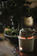 Soda Glaze Pearl Round Side-handle Teapot - Image 5