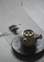 Soda Glaze Pearl Round Side-handle Teapot - Image 9