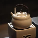 Soda Glaze Persimmon Teapot